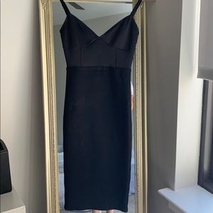 Marciano black cocktail dress with back zipper